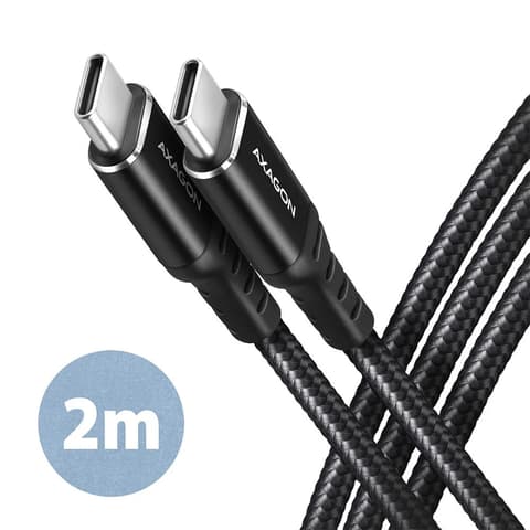 AXAGON USB 2.0 Type C veza Crno 2m BUCM-CM20AB