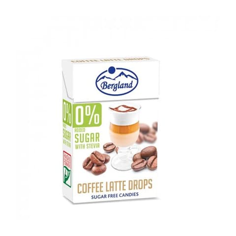 Bergland coffee latte cukormentes tejeskávés cukorka 40 g