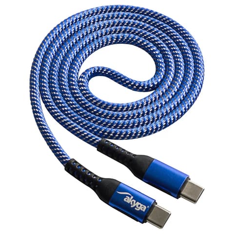 AKYGA USB 2.0 Type C Conector Albastru 1m AK-USB-37