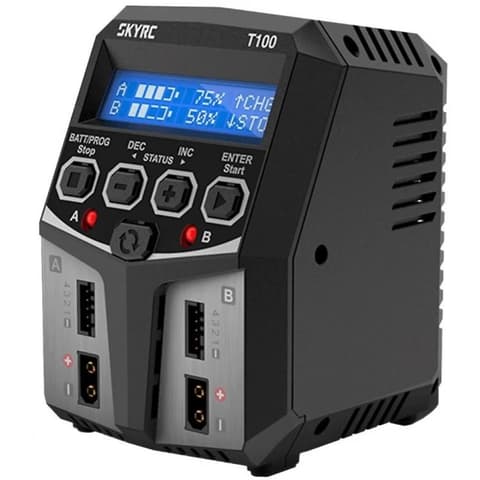 SKYRC T100 2x50W rechargeable battery charger