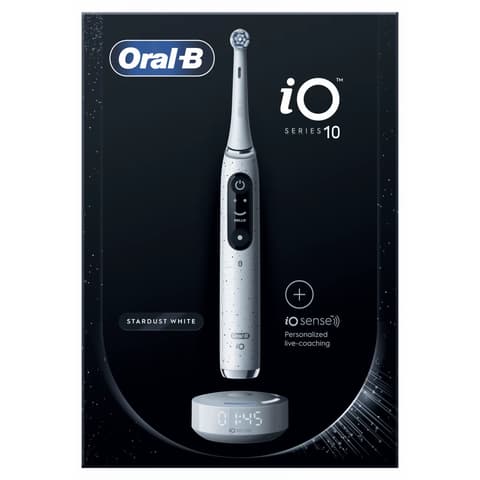 ORAL-B iO 10 elektrisch Zahnbürste Sternenstaub Weiß
