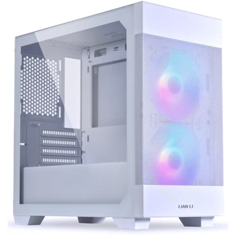 LIAN LI LANCOOL 205M Mesh otvrdnu staklo bijela