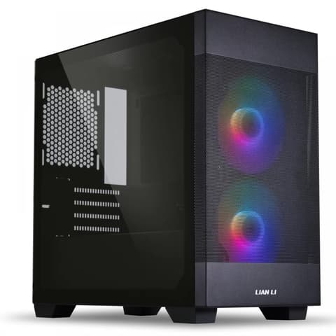 LIAN LI LANCOOL 205M Mesh otvrdnu staklo crno