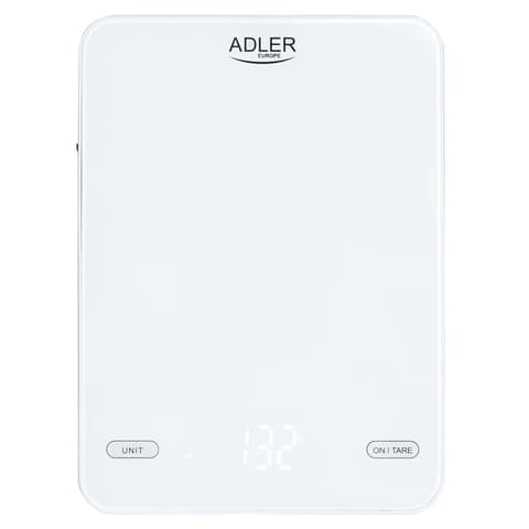 ADLER AD 3177w De bucătărie cântar 10kg USB încărcat alb