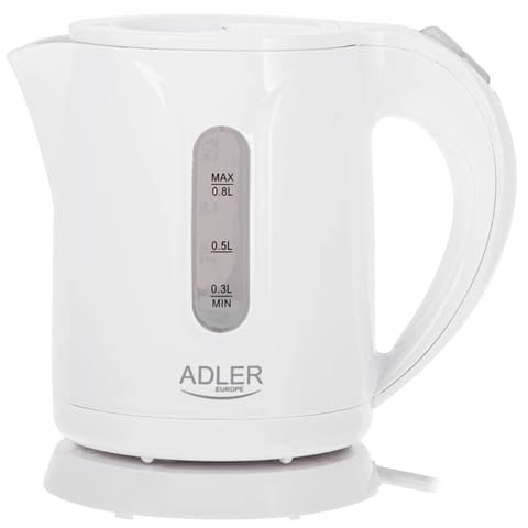 ADLER AD1371W Fierbător 850 W 0.8 l alb