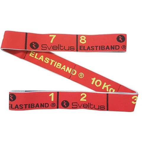 SVELTUS Elastiband 10 kg piros