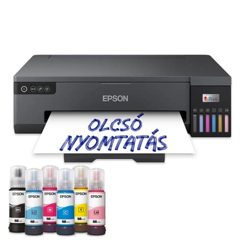 EPSON EcoTank L18050 A3 fotónyomtató WiFi/USB 1500 fotóra elegendő tintával