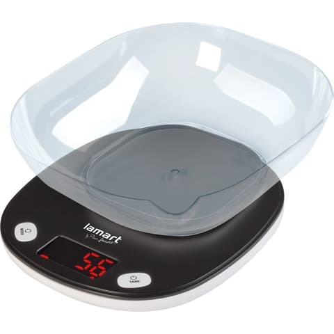 LAMART LT7069 Pezzo De bucătărie cântar cu display LCD și cu oală
