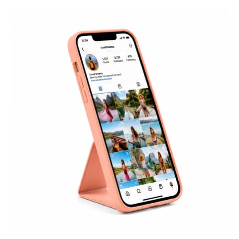 CELLECT TPU+PC Gumirana stražnje korice uz podršku iPhone 14 roze