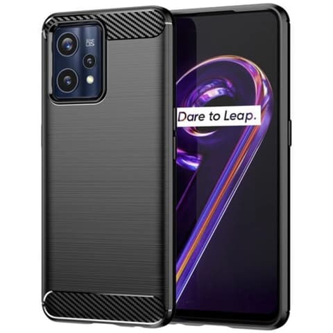 ZONE Silikon case četka karbonski pattern Realme 9/9 Pro crno