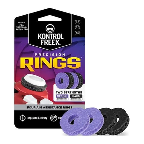 KONTROLFREEK Precision Rings Pack schwarz und lila