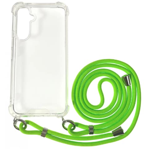 CELLECT Vrat visi na back plates iPhone 14 Pro Max átlátszó-neon zeleno cord