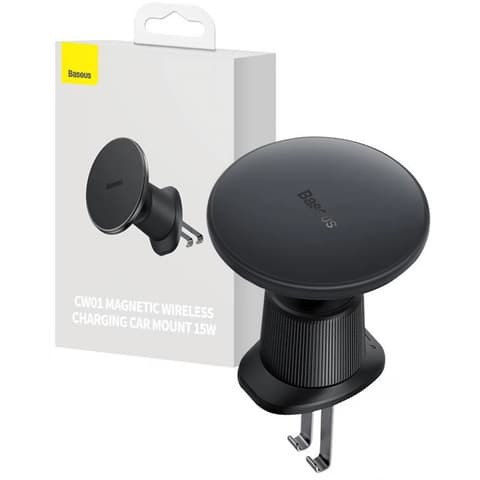 BASEUS CW01 Magnetisch Autofahrer Ladegerät Entlüftungsöffnung 15W schwarz