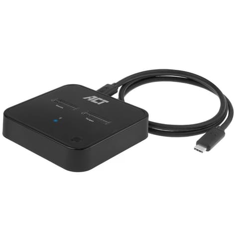 ACT CONNECTIVITY M.2 NVMe/PCIe SSD dual Stație de andocare USB-C 3.2 Gen2 negru