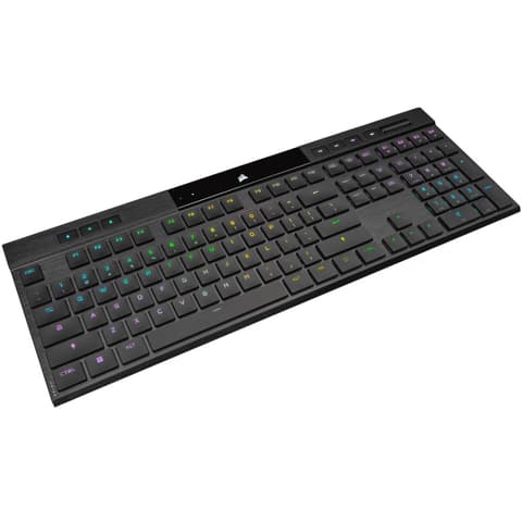 CORSAIR K100 Air Wireless RGB MX Ultra Low Profile Tactile US Angol fekete