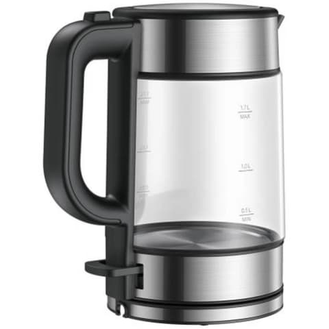XIAOMI BHR7423EU Fierbător electric 2200 W 1.7 l argint / negru / sticlă