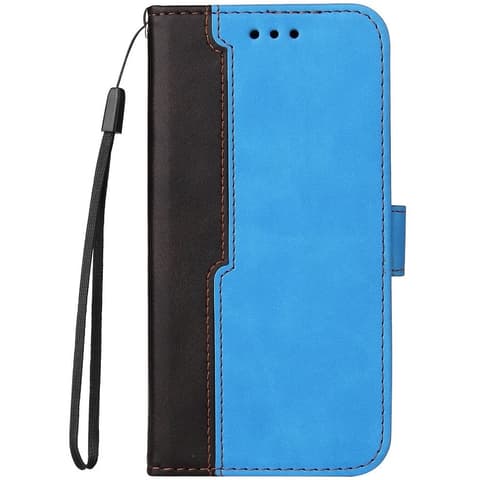 WOOZE Colour Wallet to the side blooming case kártyatartóval kézpánttal Huawei Honor 400 Lite blue