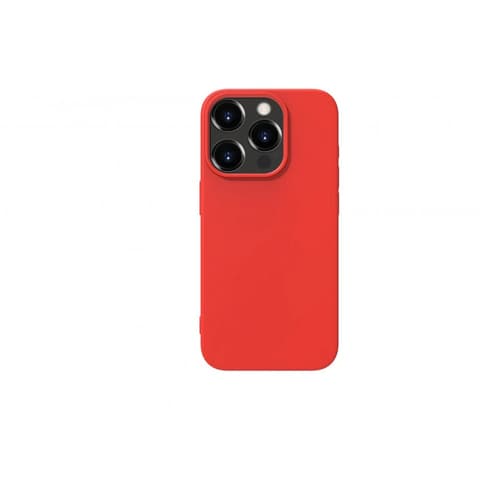 CELLECT Prämie Silizium Hülle iPhone 15 Pro Max rot