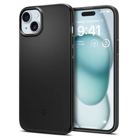 SPIGEN Thin Fit stražnje korice iPhone 15 crno