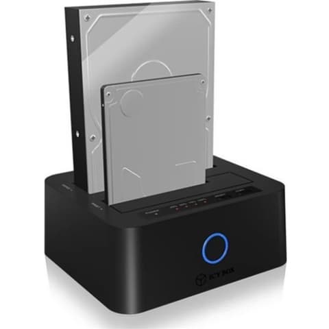 ICY BOX IB-1232CL-U3 SATA HDD andocare staţie USB 3.0 negru