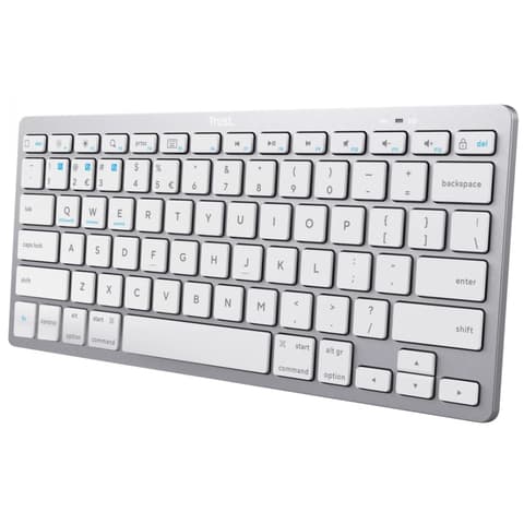 TRUST 24651 Bluetooth Wireless US Englisch Silber