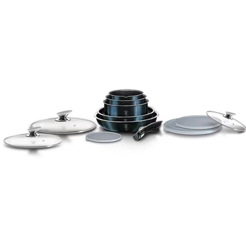 BERLINGER HAUS BH/6101 Metallic Line Aquamarine Edition Cooking-set 12pcs