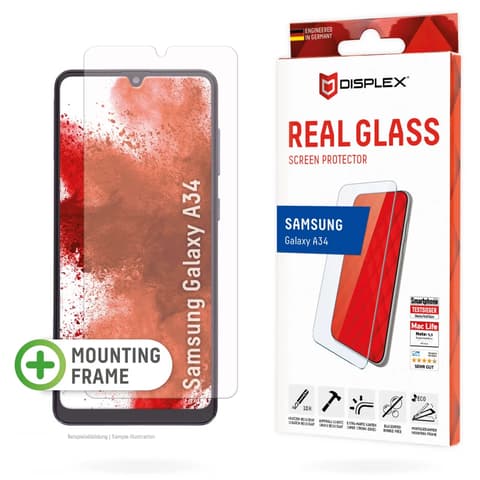 DISPLEX Real Glass ScreenProtector Samsung Galaxy A34
