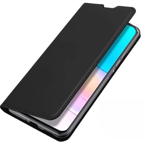 DUX DUCIS Honor 90 5G DUX DUCIS SKIN PRO tok álló bőr hatású FLIP asztali tartó FEKETE