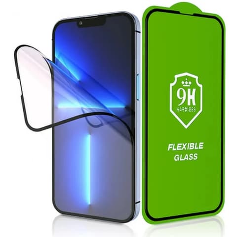 SPIGEN Nano Flexi Glass Bildschirmschoner vereiteln Tempered Glass (temperiert Glas) Apple iPhone 15 Pro