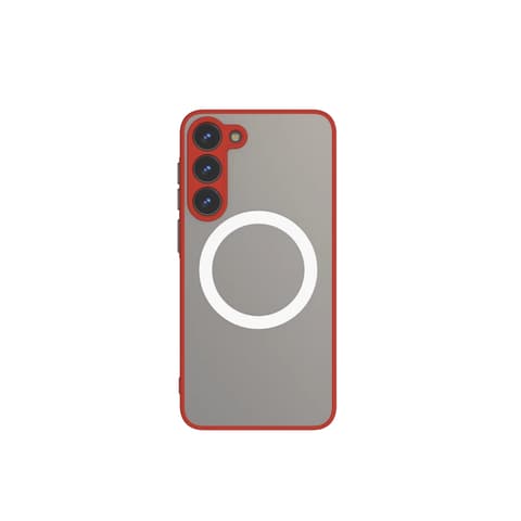 CELLECT Magnetski plastika case Samsung Galaxy S24 Ultra crvena i crna