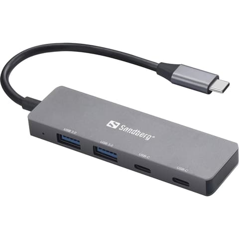 SANDBERG USB-C to 2xUSB-A + 2xUSB-C Hub