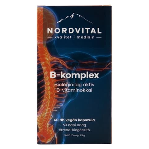 Nordvital b-komplex vegán kapszula 60 db