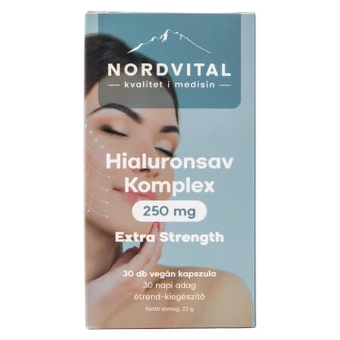 Nordvital hialuronsav komplex vegán kapszula 30 db