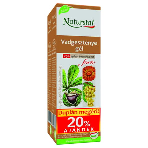 Naturstar castan de cal gel forte dupla 2x60ml 120 ml