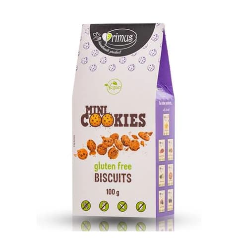 Primus gluténmentes vegán mini keksz 100 g