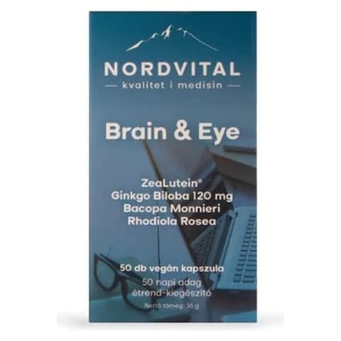 Nordvital brain and eye lágyzselatin kapszula 50 db