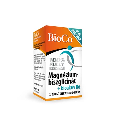 Bioco magnézium-biszglicinát+bioaktív b6-vitamin megapack tabletta 90 db