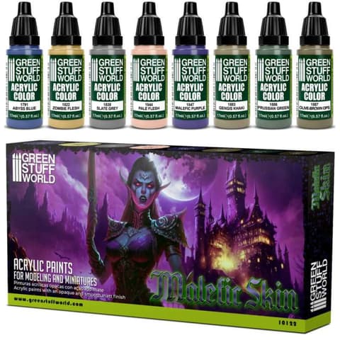 GREEN STUFF WORLD Paint Set - MALEFIC