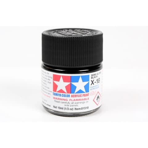TAMIYA Mini Acrylic X-18 Semi Gloss Bl