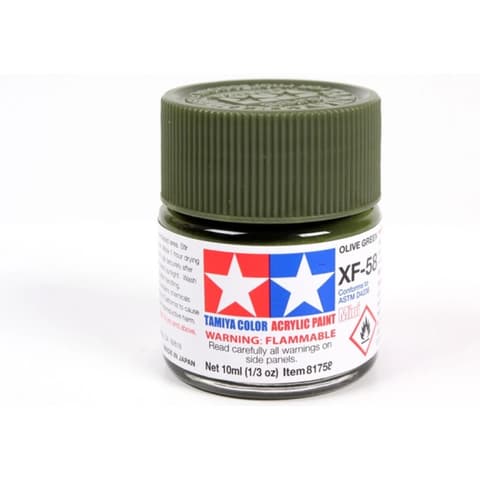 TAMIYA Mini Acrylic XF-58 Olive Green