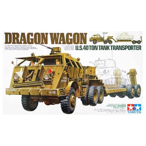 TAMIYA U.S. 40 Ton Tank Transporte - D