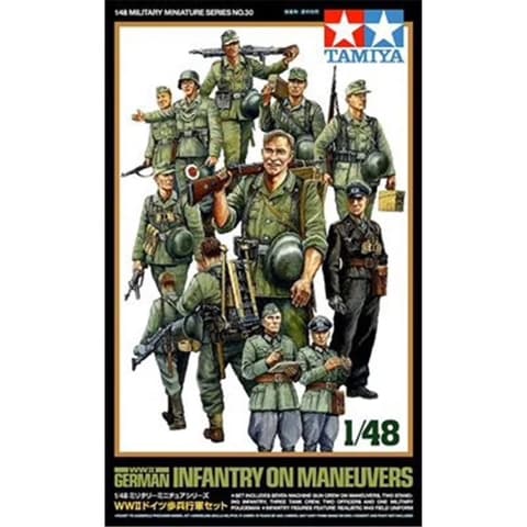 TAMIYA WWII German Infantry on Maneuvers