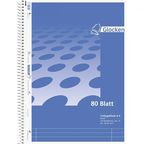 BRUNNEN Glocken A4 80l filing linear spirálfüzet