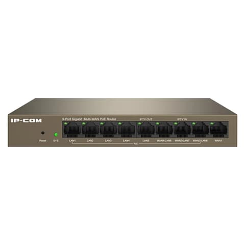 IP-COM M20-8G-POE 9 Port Cloud Managed PoE Router