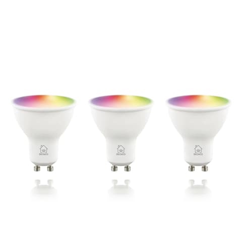 DELTACO Smart Home GU10 5W SH-LGU10RGB-3P 3pcs
