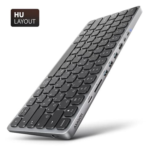 AXAGON HMC-KB US engleski srebrno