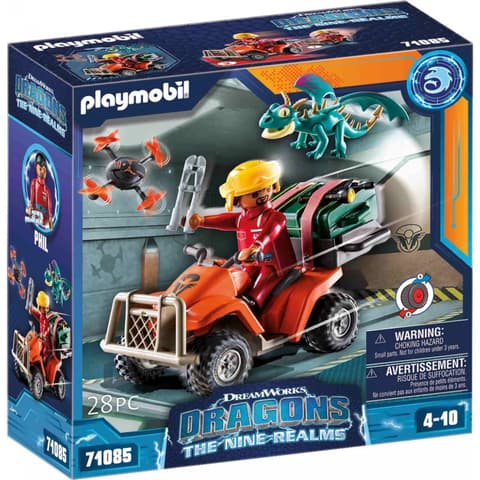 PLAYMOBIL Dragons The Nine Realms Icaris Quad és Phil