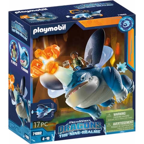 PLAYMOBIL Dragons Nine Realms Plowhorn és DAngelo