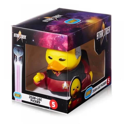 NUMSKULL TUBBZ Cosplaying Ducks - Star Trek TNG Jean-Luc Picard captain duck figura boxed variant