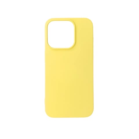 CELLECT Prämie Silizium Hülle iPhone 15 Pro Max Gelb